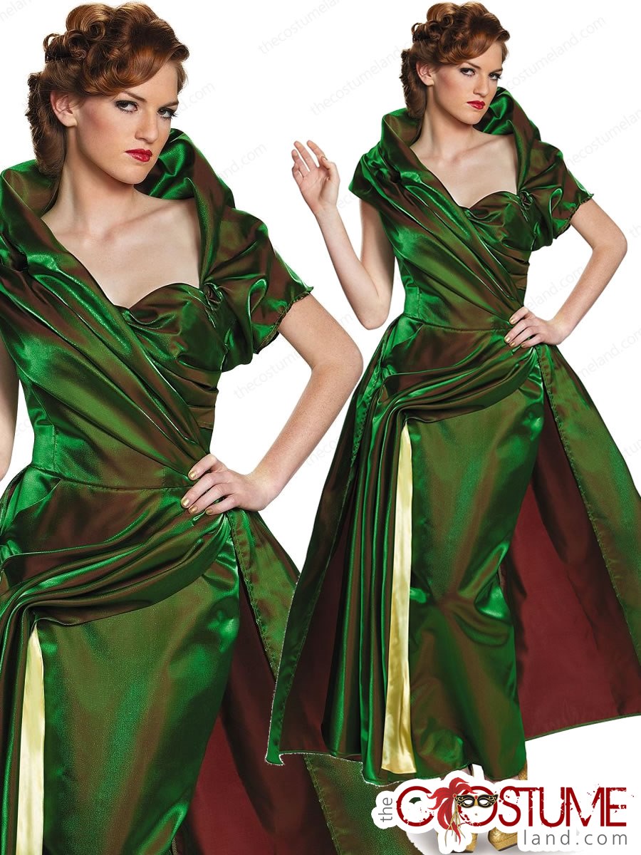 green cinderella dress