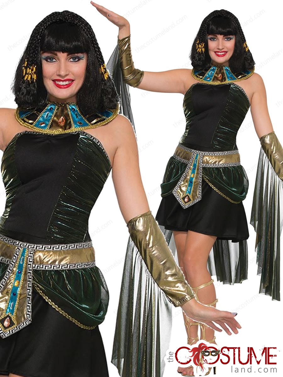 Fantasy Cleopatra Eqyptian Queen of Nile Goddess Greek Egypt Women Costume  for sale online | eBay