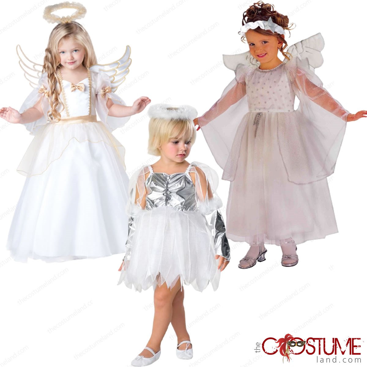 girls angel fancy dress