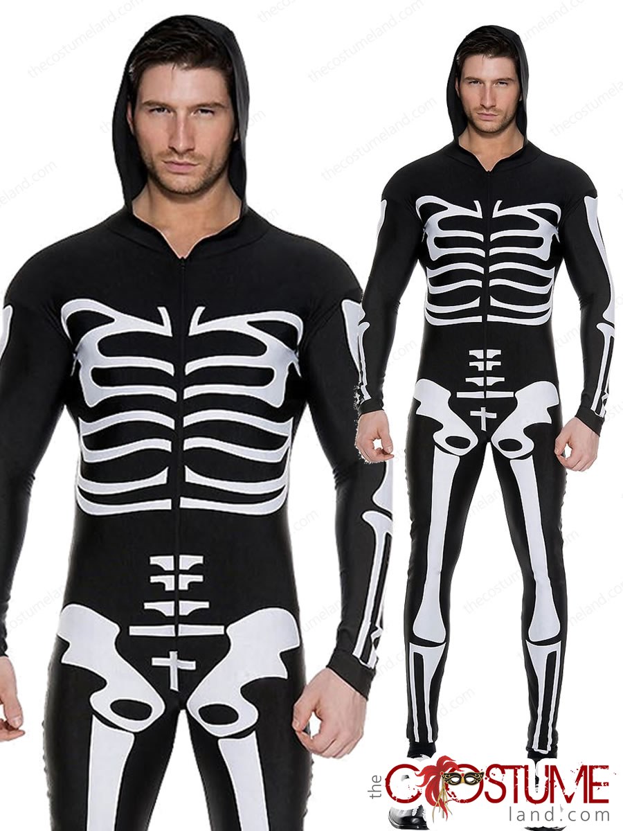 Male Skeleton Costume