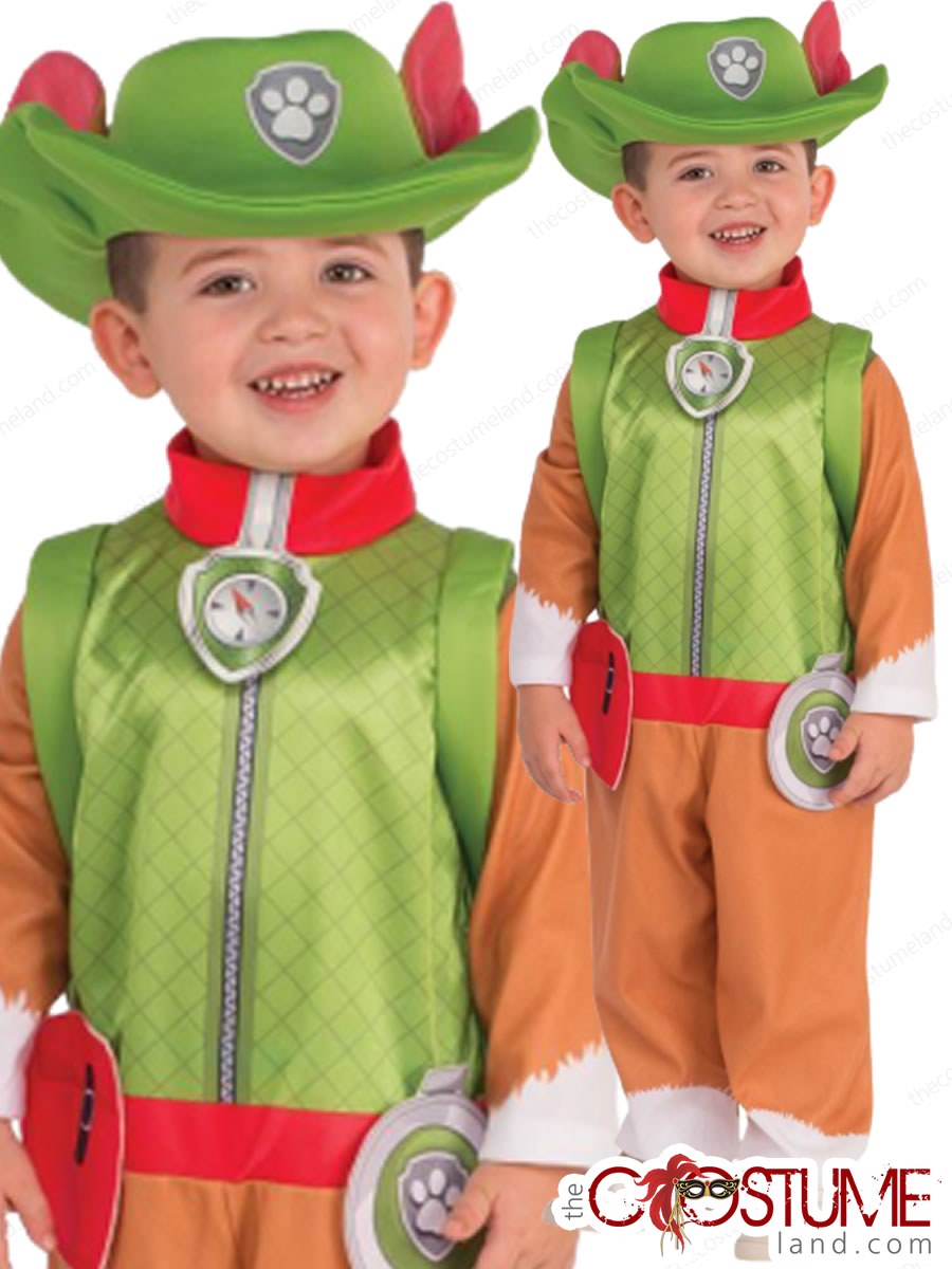 Paw Patrol Tracker Boys Costume Kids Child Pup Fancy Up Party | eBay