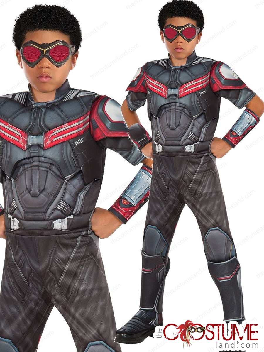 Falcon Muscle Chest Boys Costume Kids Superhero Marvel Child Avenger  Halloween | eBay