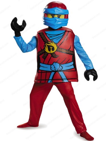 Ninjago Nya Deluxe Boys Lego Costume